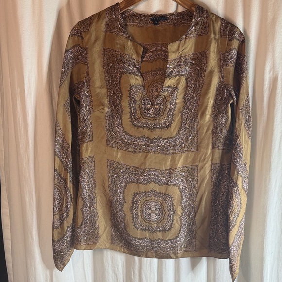 Theory Silk Blouse - Picture 1 of 8